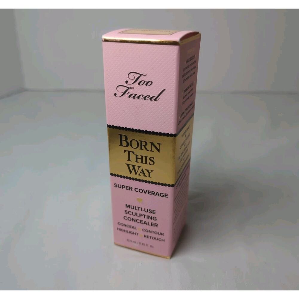 Too Faced Born This Way Super Coverage Multi Use Concealer Porcelain .45oz New